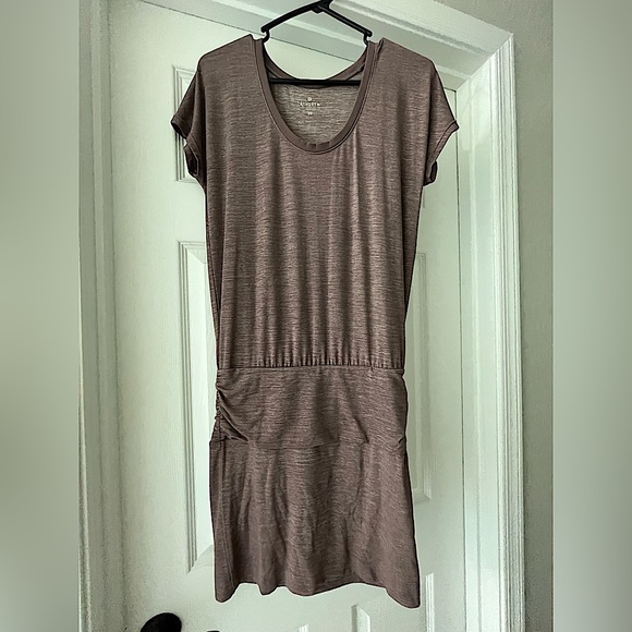 NWOT ATHLETA Odyssey Tee-Dress Lavender XS - Picture 3 of 5